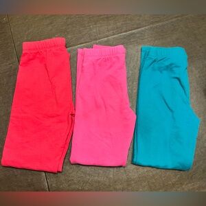 Jumping Beans Kids Leggings - Red, Pink, and Blue